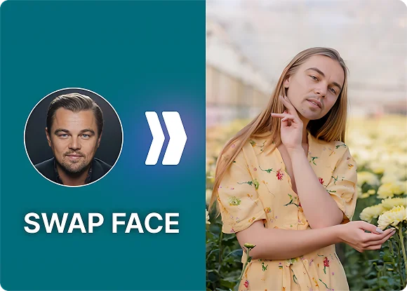 Celebrity AI face swap example using DeepFaceLab